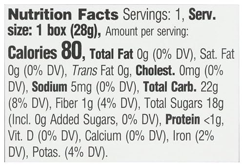 Miniatura 2 de 365 by Whole Foods Market Paquete de bocadillos orgánicos de pasas 1 onza paquete de 6