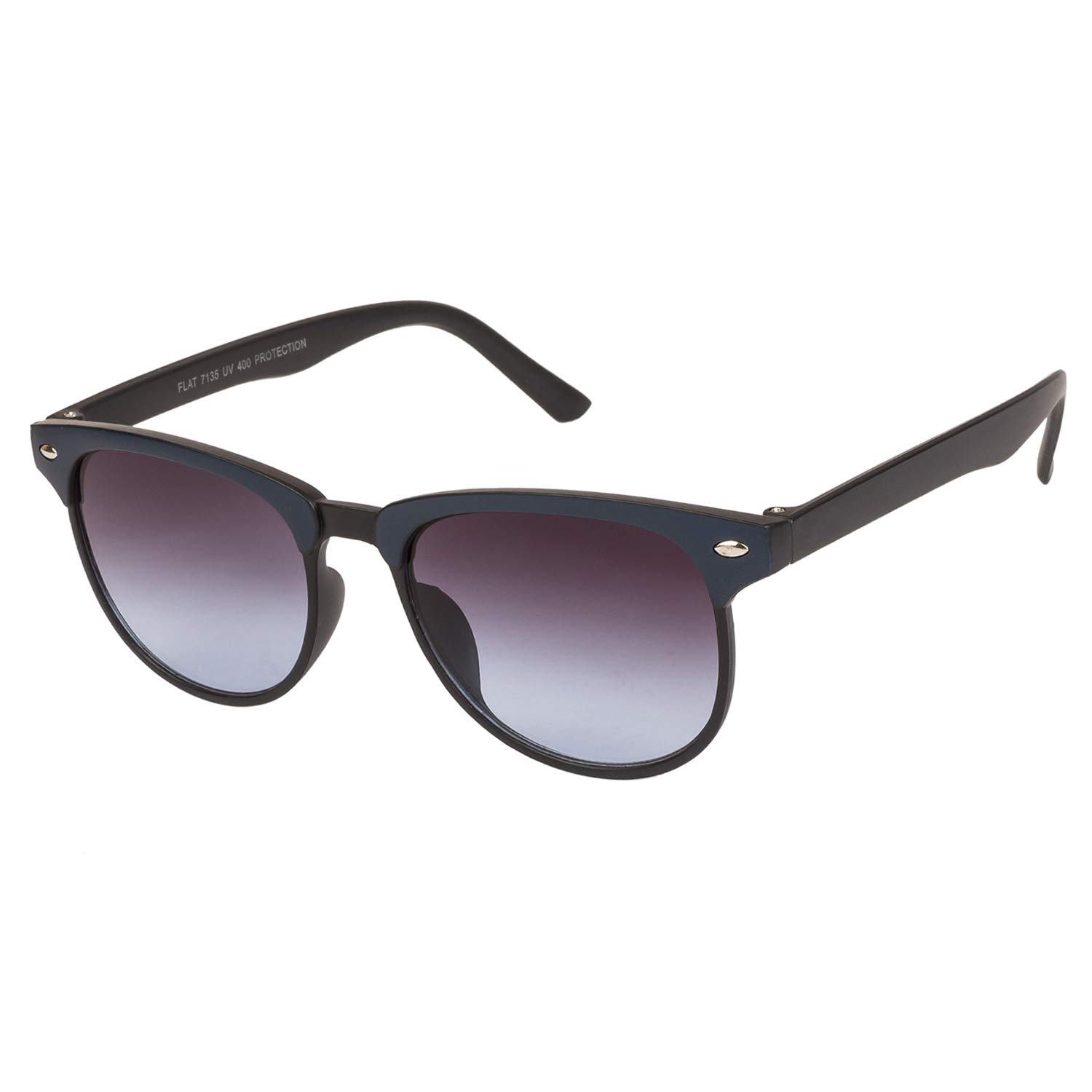 Clubmaster Wayfarer Black-Black UV Protection Sunglasses For Men & Women [MA-319-S1]-image-17