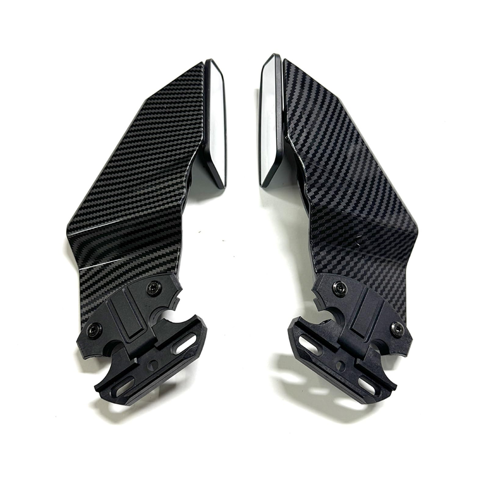 Carénage De Becquet Latéral Réglable en Fiber Carbone avec Rétroviseurs pour Yamaha YZF R1 R3 R6 R15 R25 R125 T-MAX530