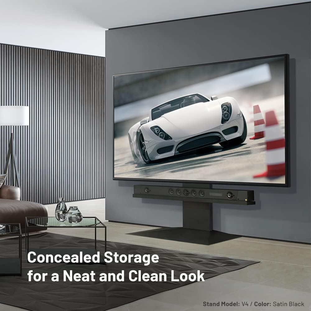 WALL Multi-Device Holder with 4 Racks + Mounting Hardware, Accessory for TV Stand A2/V2/V2 CASTER/V3/V4/V5