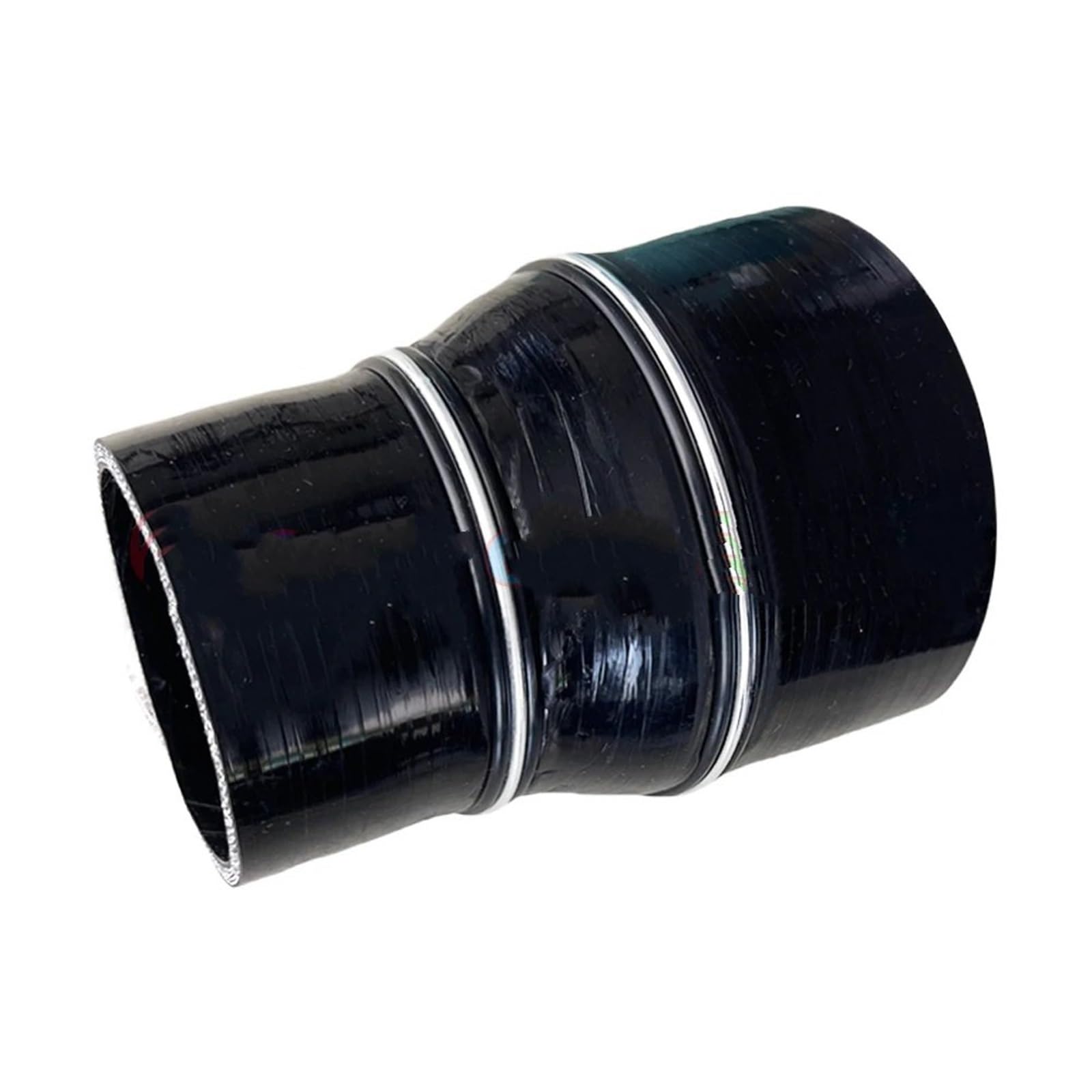 Hjfhcfgj Black Universal Silicone Tubing Hose Car Intercooler Turbo Intake Pipe Coupler Straight Reducer Big Small Connector Turbo Hose Pipe(,Id70mm-76Mm)