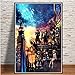 Puzzle 1000 piezas Kingdom Hearts Video Game Popular Anime Cartoon Art Imagen puzzle 1000 piezas clementoni Juego de habilidad para toda la familia, colorido juego de ubicació50x75cm(20x30inch)