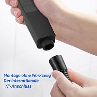 VEHHE 7 funkciós zuhanyfej esőzuhanyzó vízspórlóval és nyomásfokozóval 7