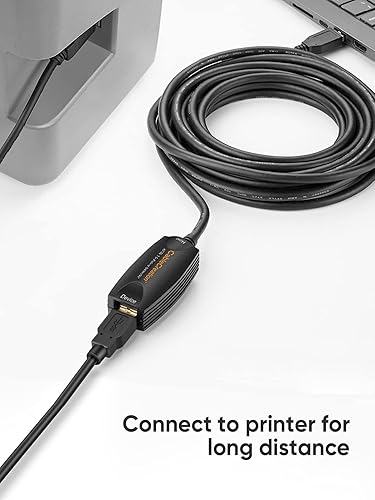 Miniatura 4 de CableCreation Cable de extensión USB 3.0 activo de 16.4 pies, extensor USB 3.0 macho a hembra con amplificador de señal, compatible con Oculus Quest