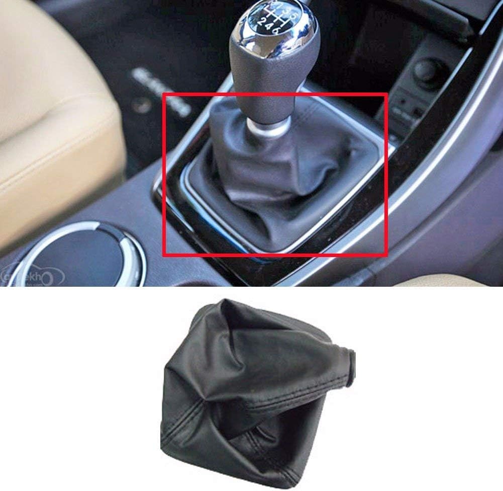 Speedwav Car Gear Lever Leatherette Cover For Maruti Suzuki 800 (Black, Boot_Lever-310).