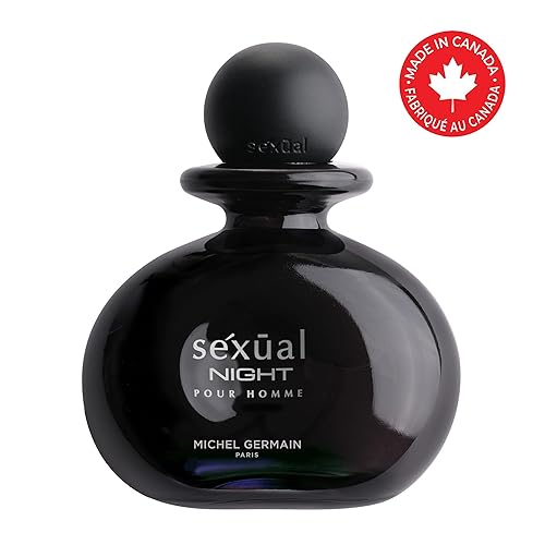 Miniatura 4 de Sexual Noir Pour Homme Eau de Toilette Spray, Top Notes of Italian Bergamot, Crisp Grapefruit, Cardamom, Mysterious Dark Natural Oils