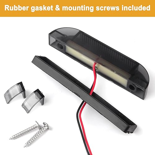 Miniatura 5 de Kit de luces LED ámbar ahumado de 4 pulgadas para parrilla delantera, 4 unidades, 4 unidades, 4 pulgadas, color ámbar, parrilla central, luz de