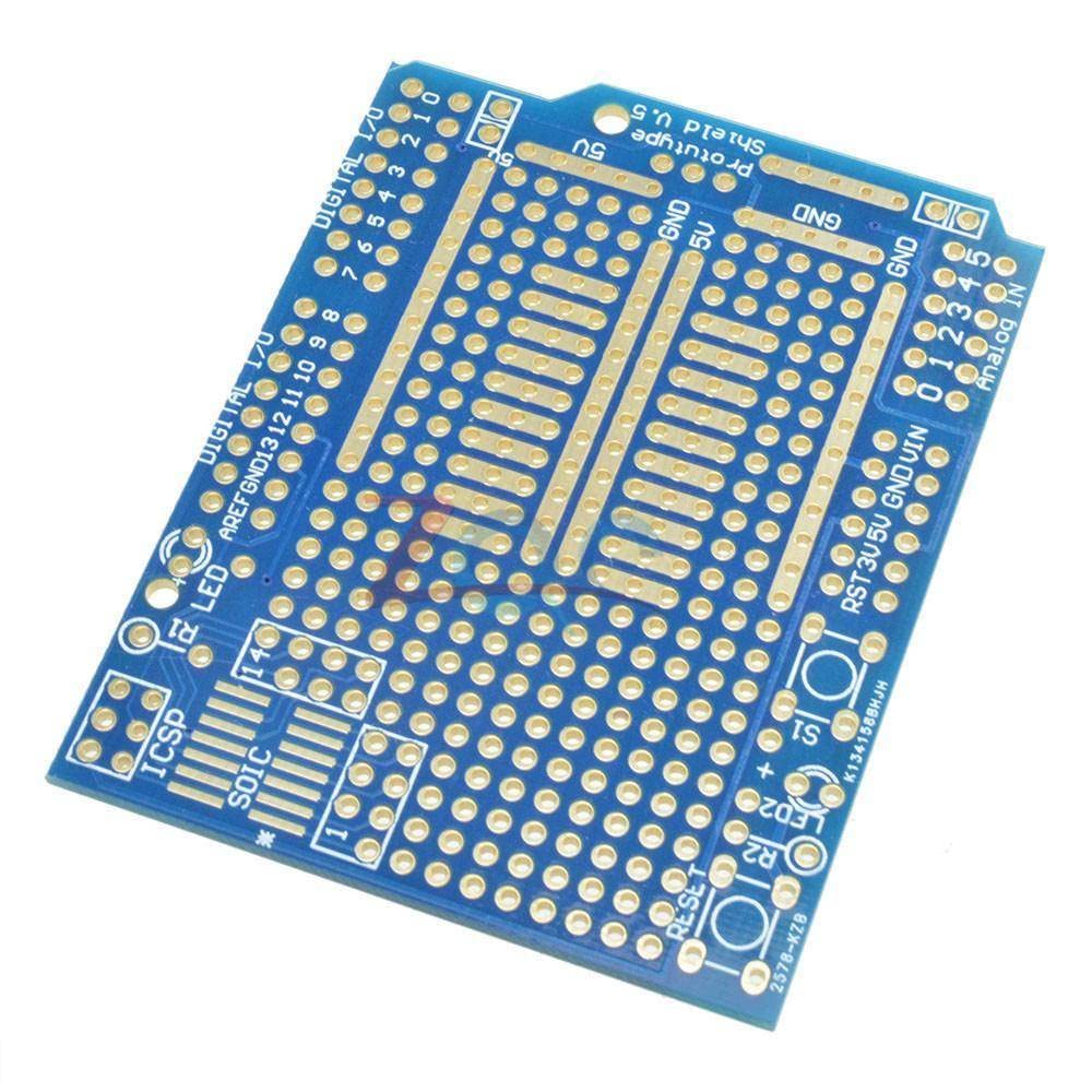 Prototype PCB Board Expansion Module for Arduino R3 FR-4 Fiber 2mm 2 ...