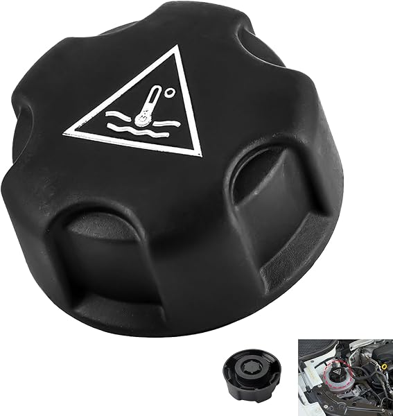 Bouchon Vase D’Expansion pour Réservoir Liquide Refroidissement, Bouchon Radiateur Qualité OE Compatible avec Peugeot 206 207 308 407 408 4008 508 5008 Citroën C3 Remplacement Numéro OE 1306J5 1306E4 - 1