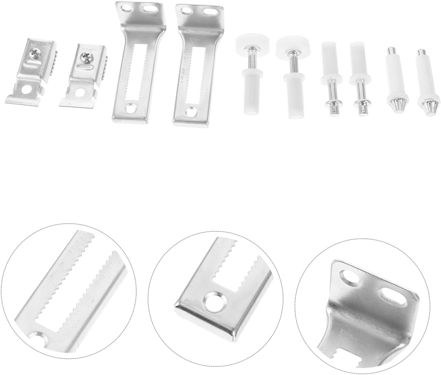 1set Bi-fold Door Hardware Kit Roller Guides for Smooth Sliding Compatible Folding and Accordion Doors Includes Repair Tool