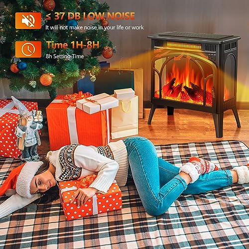 Image of R.W.FLAME Electric Fireplace Heater 25 inch with Remote Control, Flame Upgrated