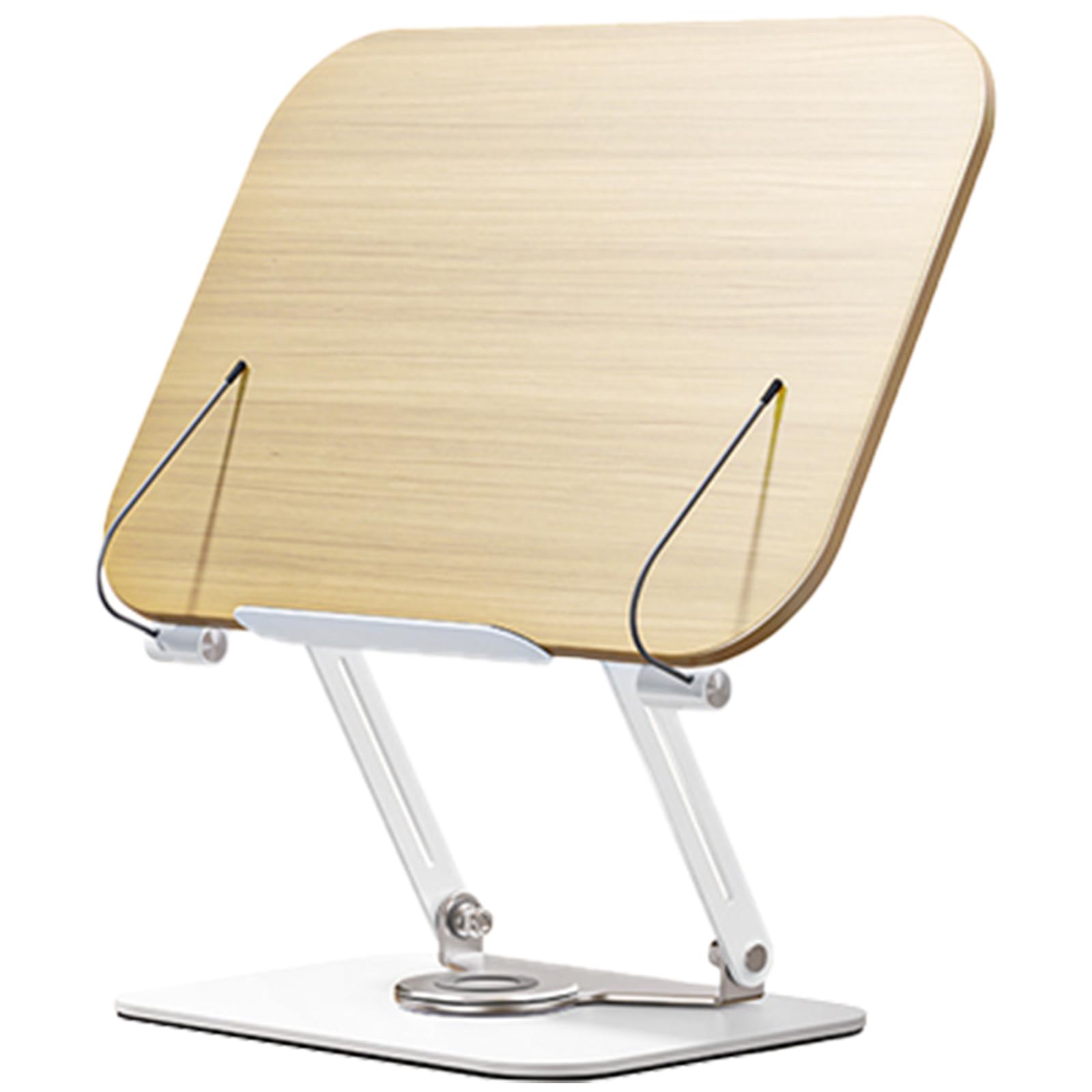 34,3 x 23,9 cm Supporto per libri pieghevole supporto da lettura rotante regolabile tenere libro Tabletd con clip porta pagina