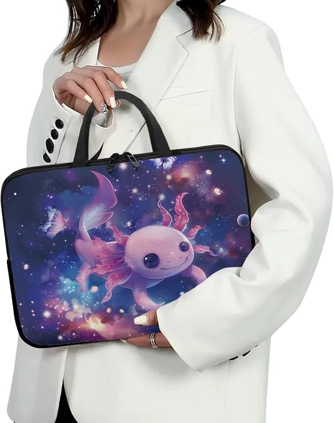 Funda para portátil Axolotl Galaxy para adolescentes y adultos miniatura 3