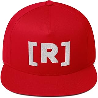 Hogue WS Residente Hat (Embroidered Flat Bill Snapback Cap) Red One Size