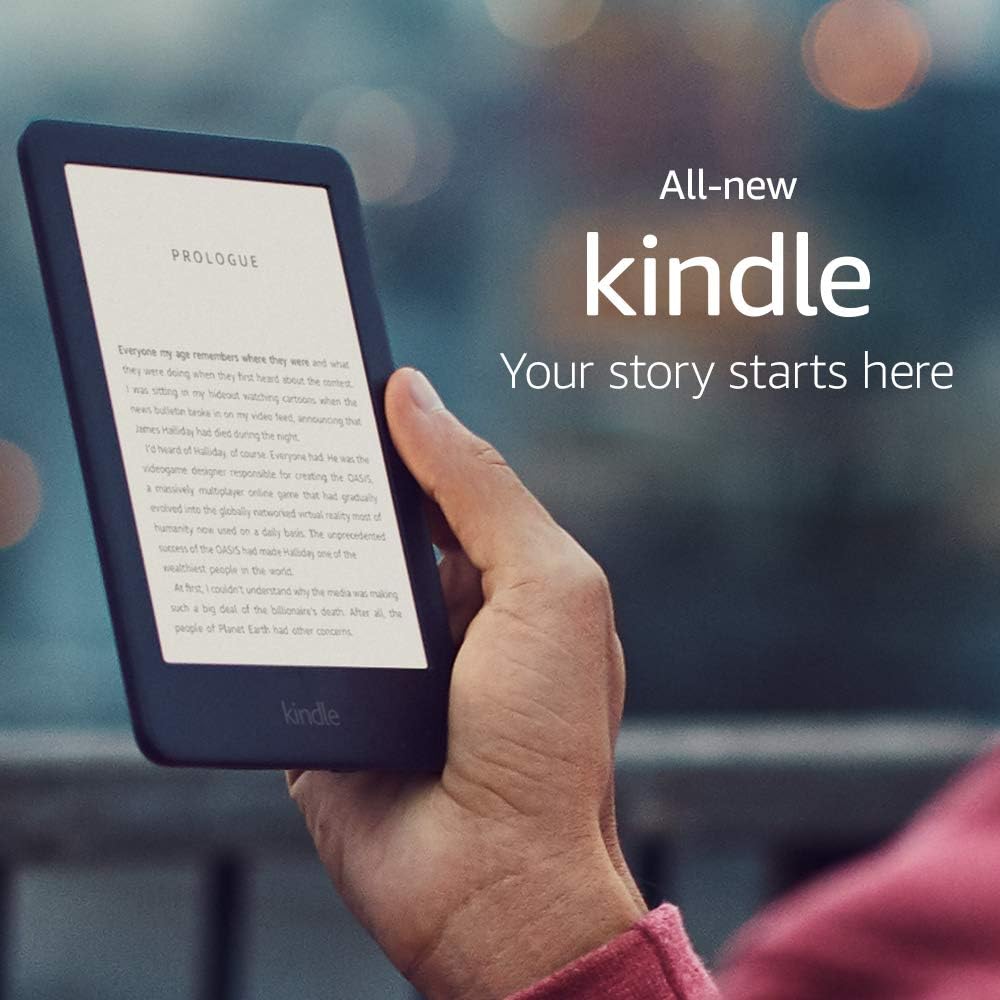 All-new Kindle - Now with a Built-in Front Light - 4 GB, White (International Version)