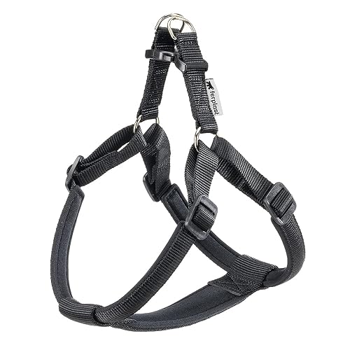 Ferplast Arnés para Perros Daytona, Arnés para Perros Mediano y Grande, Acolchado, Ajustable, Negro