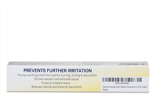 Miniatura 6 de Globe Ungüento hemorroidal con aplicador, fenilefrina HCl, vaselina, aceite mineral, alivio de ardor, picazón y molestias de las hemorroides, tubo