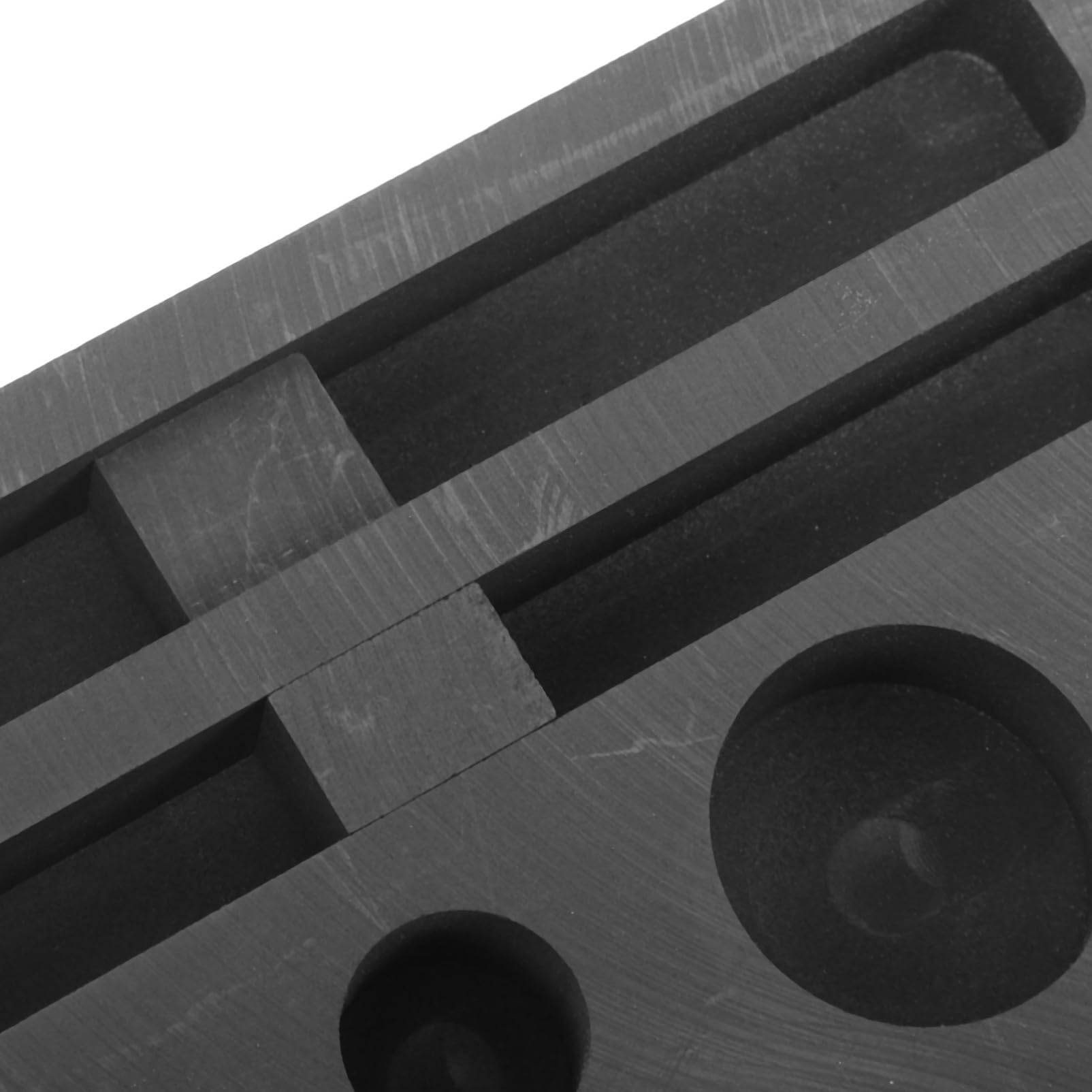Operitacx Moule En Graphite 10X10X0.79In Pour Coulée Métalliques Outil De Fusion Réutilisable Pour Bijoux Et Fonderie Industrielle