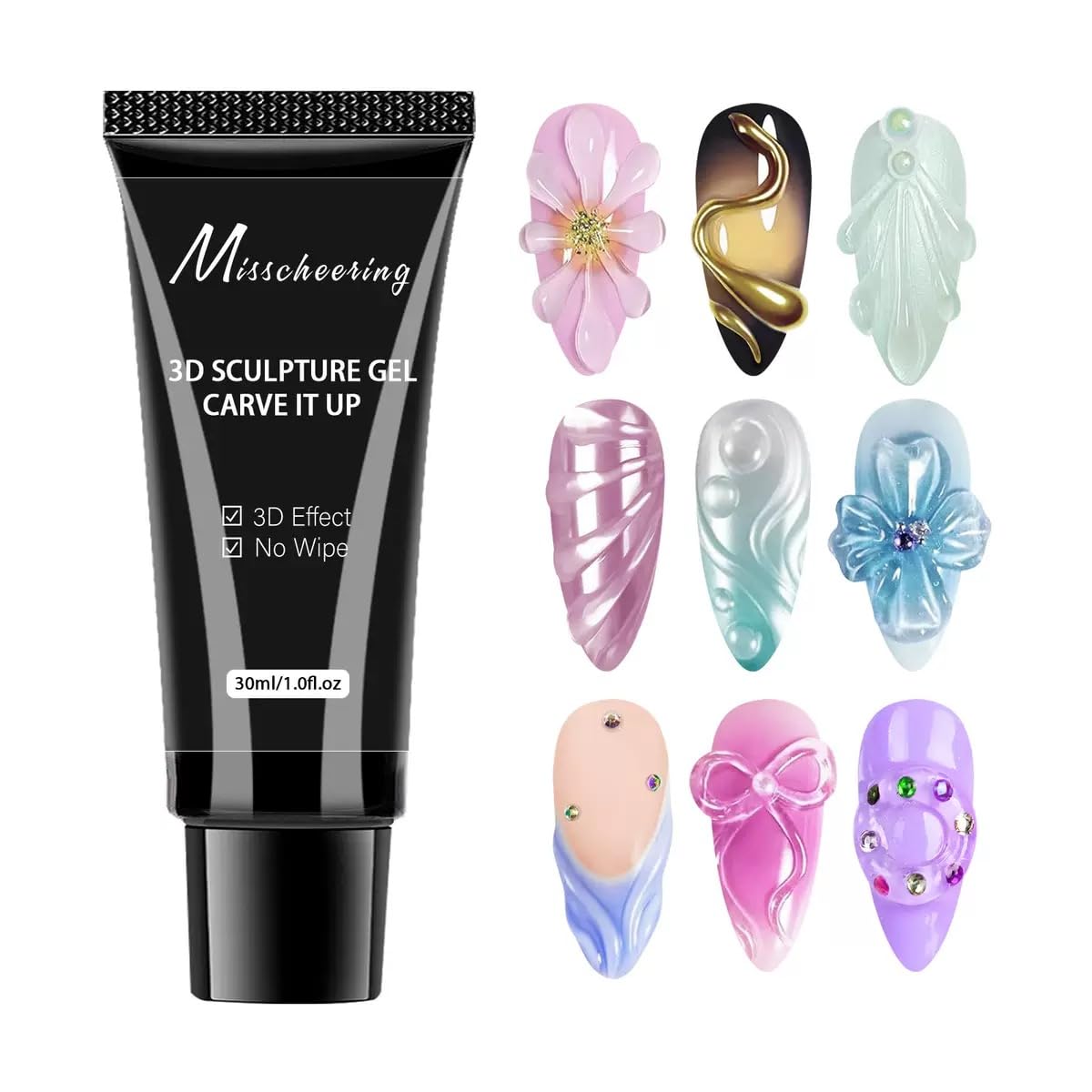 15ml UV Nail Glue Gel – Must Cure Under UV/LED Light, Multi-Use for Acrylic & Press-On Nails, Long-Lasting, Beginner-Friendly & Salon-Quality Results