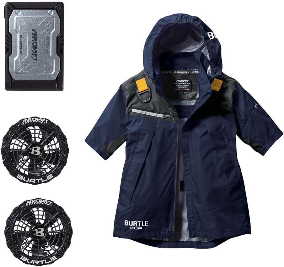 Amazon.co.jp: [バートル] エアークラフト 半袖ジャケット アーバン