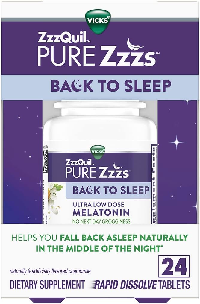 Vicks, Zzzquil Pure Zzzs Back to Sleep Rapid Dissolve