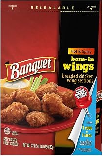 Banquet Hot and Spicy Wings, 22 Ounce -- 8 per case.
