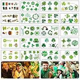 St Patricks Day Tattoos,Shamrock Tattoos,Saint Patricks Day Temporary Tattoos Stickers for...