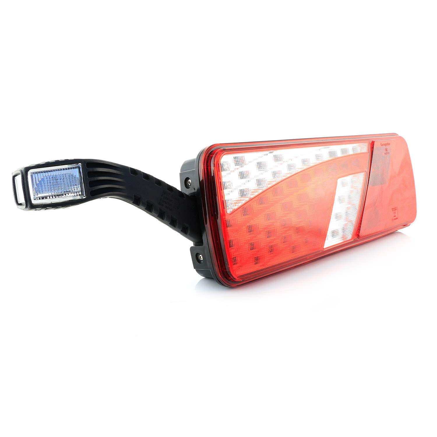 2x LED 12 / 24V Heck Heckleuchten + Positionsmarkierungen 7 Funktionsleuchten LKW Fahrgestell Wohnmobil