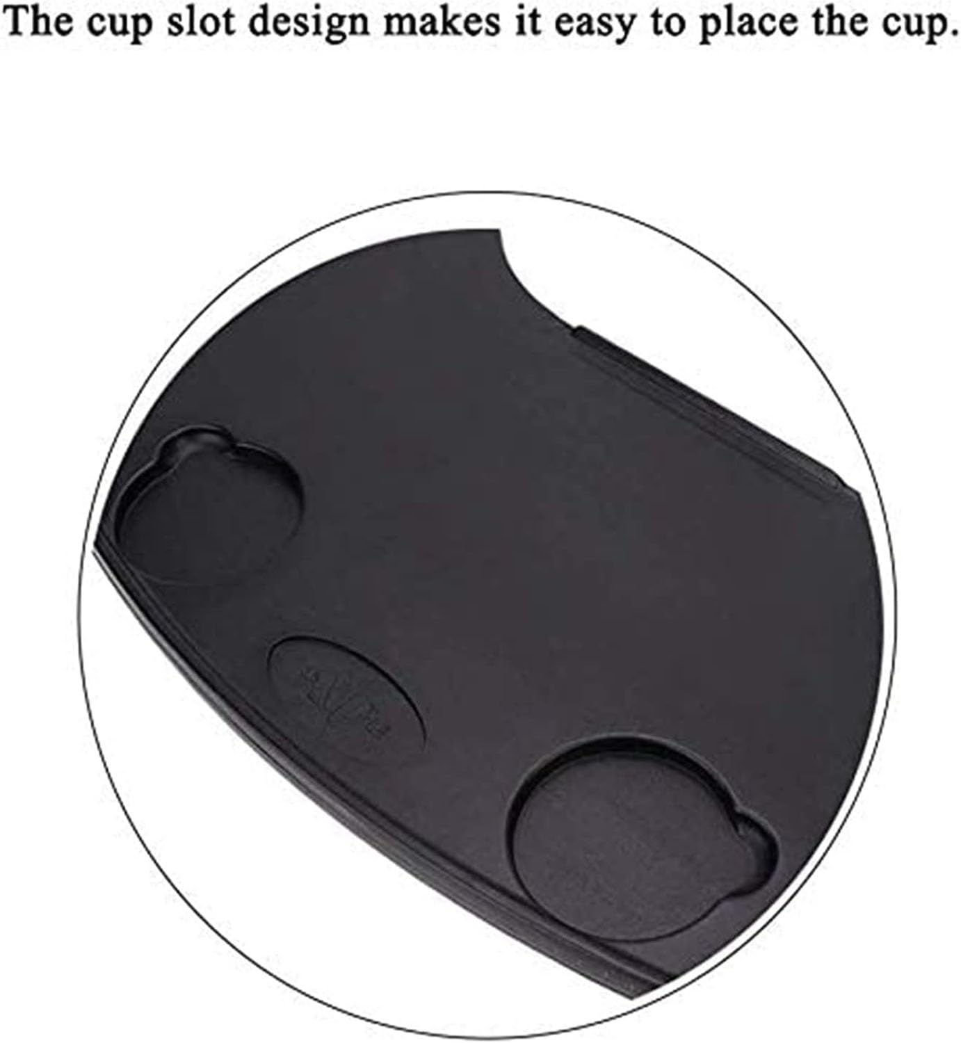 Tavolino per Sedia A Rotelle, Vassoio per Sedia A Rotelle Staccabile Tavolo da Pranzo con Portabicchieri Laptop Tavolino sul Comodino Accessori per Sedie A Rotelle per Anziani