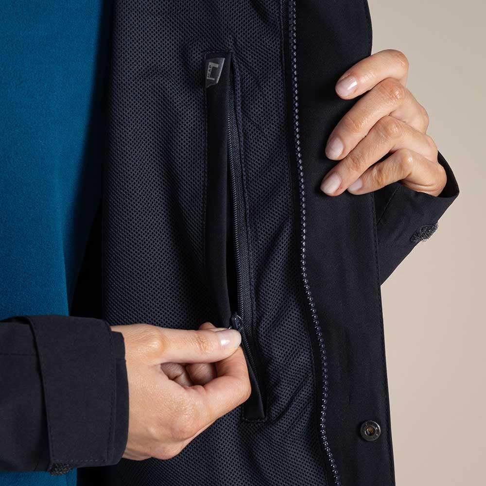 Craghoppers Expert Kiwi Pro Strech - Chaqueta Larga Impermeable Unisex adulto