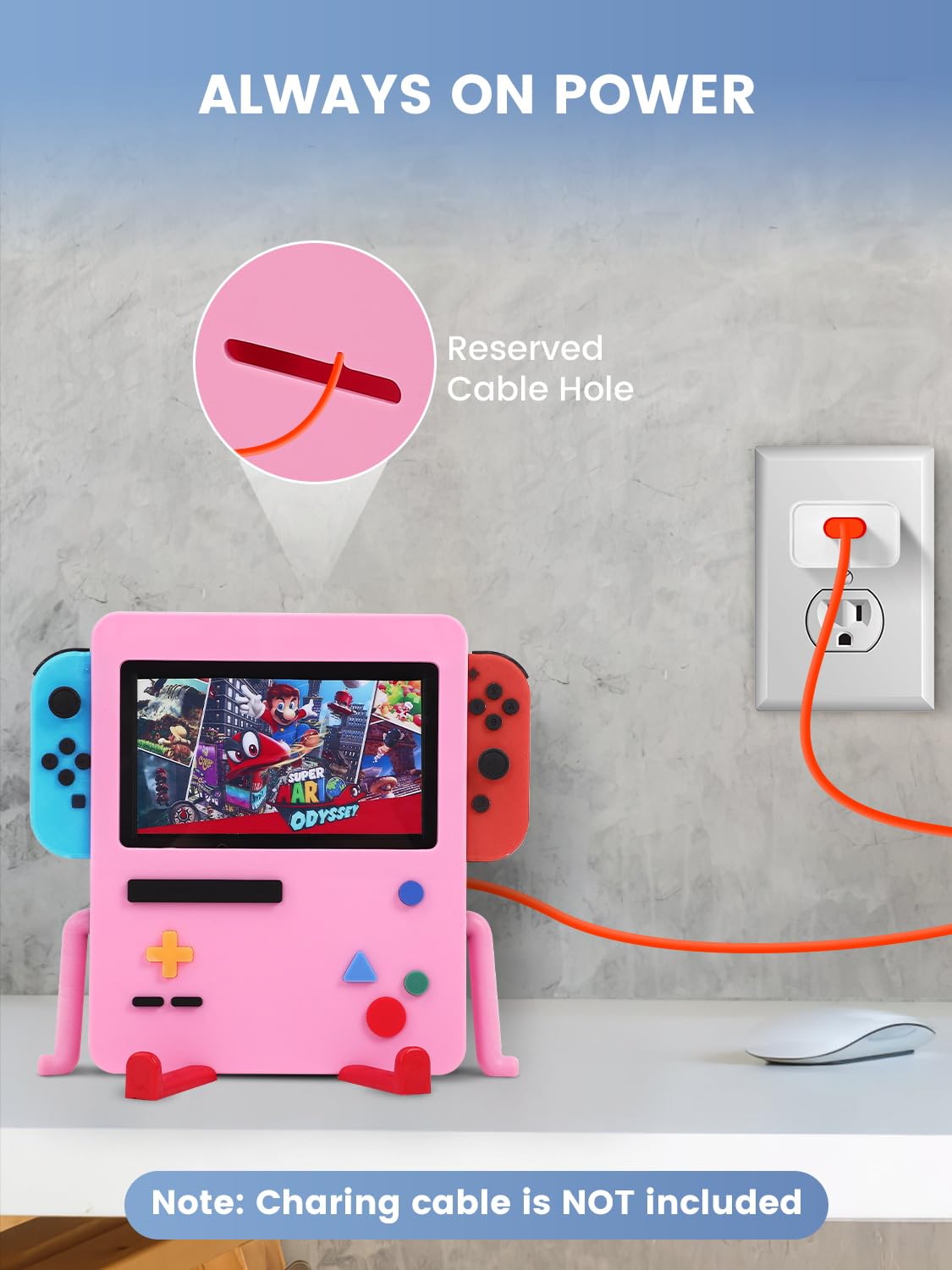 OrnaZest Console Stand for Nintendo Switch, Fun Gift Holder
