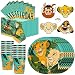 Lion King Party Supplies for 16 - Large Plates, Napkins, 16 Masks, Table Cover, Cups, Hanging Banner, Balloons - Great Disney Decorative Birthday Set with Simba, Timon, Pumbaa, Sarabi, Nala and More!