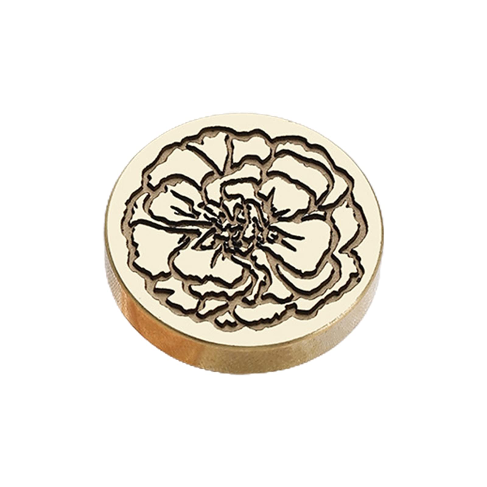 Kalttoy Brass Sealing Stamp Head Wax Stamp Head Only Emboss Sealing Wax Scrapbooking Stamps Seal Replacement Engrave Brass Seal