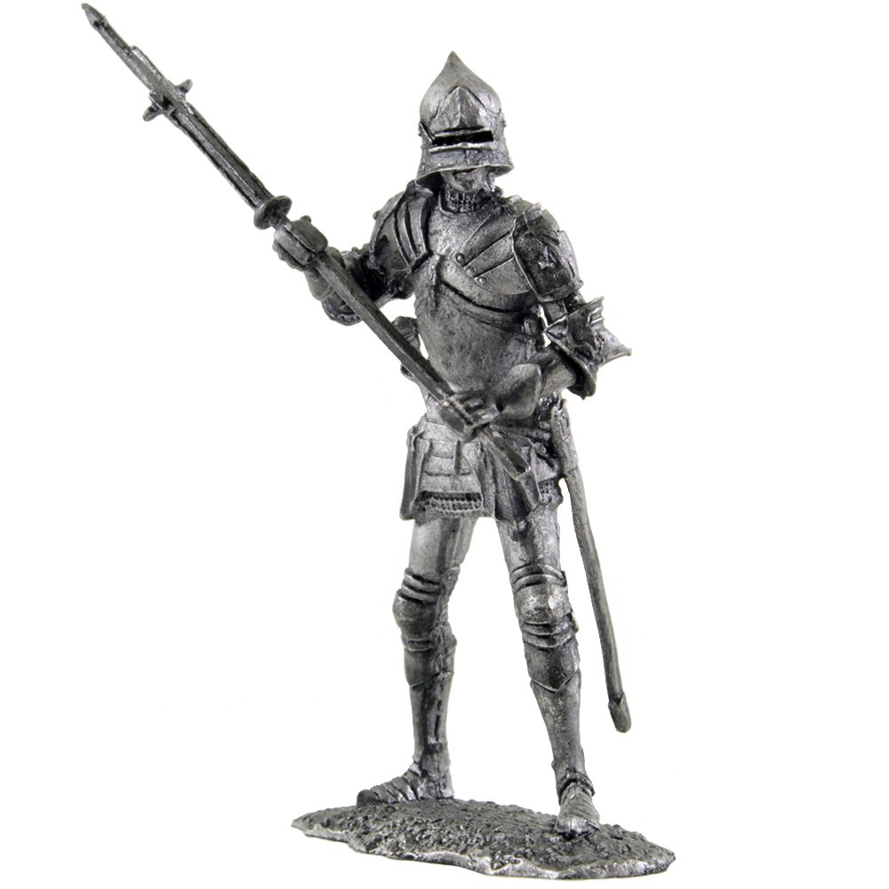Amazon | 英語でWarriorプレートArmor。金属彫刻。コレクション54 mm