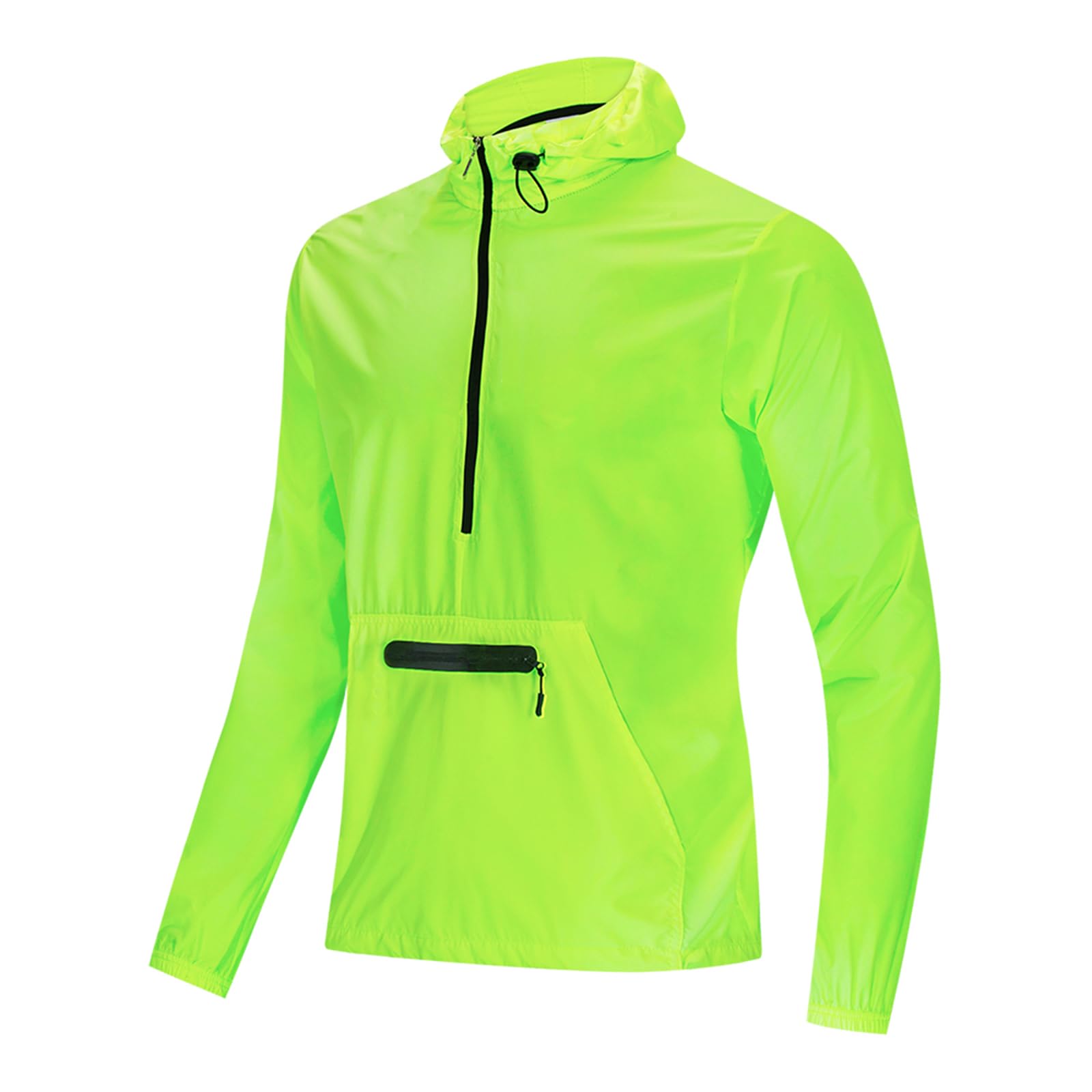 Chaqueta De Ciclismo De Verano Hombre, Impermeable Ventilada Transpirable Cortavientos Giacca Running Mujer Reflectante Ultraligera Duradera Con Capucha Chaqueta Para Senderismo