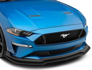 Front Chin Spoiler Non Performance Pack | ABS Lower Front Lip Splitter Stippled Black Air Dam Exterior Styling Upgrade | Compatible with 2018-2023 Ford Mustang GT EcoBoost