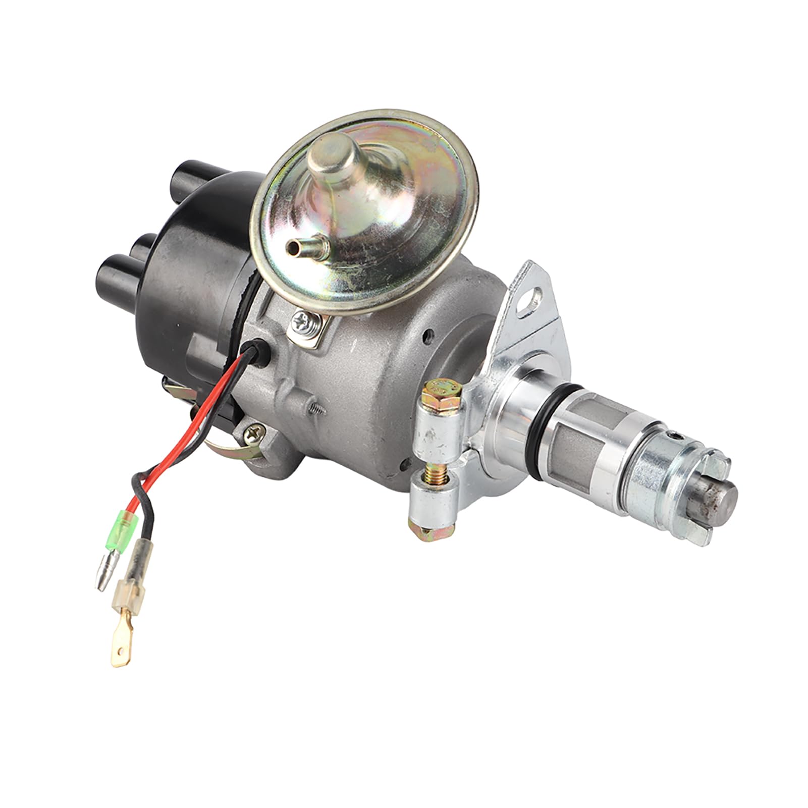 Cocoarm Elektroniczny Dystrybutor Zamiennik Rozdzielacza Zapłonu ze Stopu Aluminium dla 45D 4 Cylindry Pasuje do BMC A Series 1969 do 1981 Classic Car Accessory