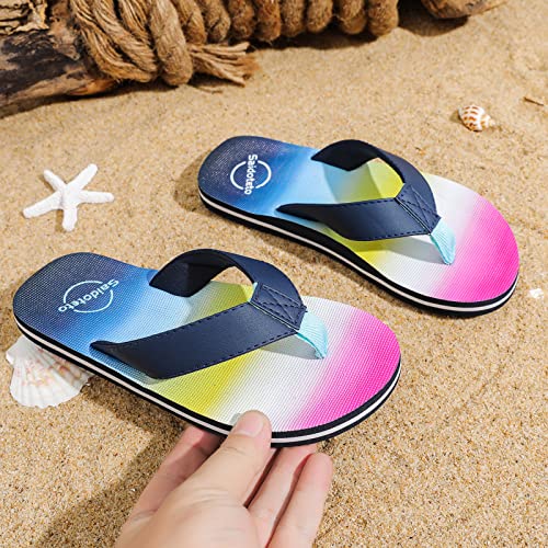Image of Saidoteto Boys Girls Flip Flops Child Summer Slip-on Thong Sandals Beach Pool Water Shoes(Little /Big Kid)