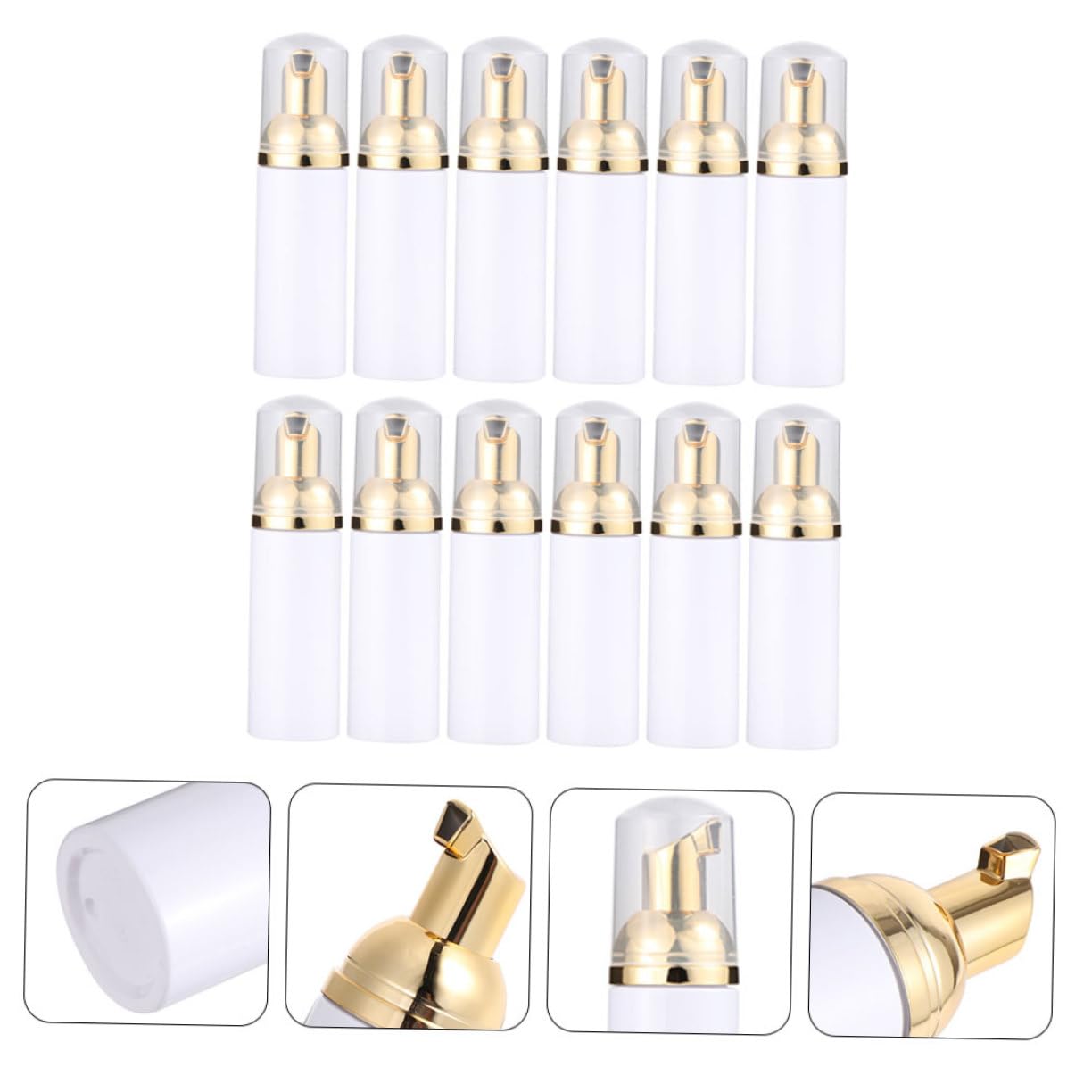 Didiseaon 60 Piezas botella de de plástico botellas de vacías lavado de cara de Envase de cosméticos Botella dispensadora de líquidos jabón de manos espumoso terrarium