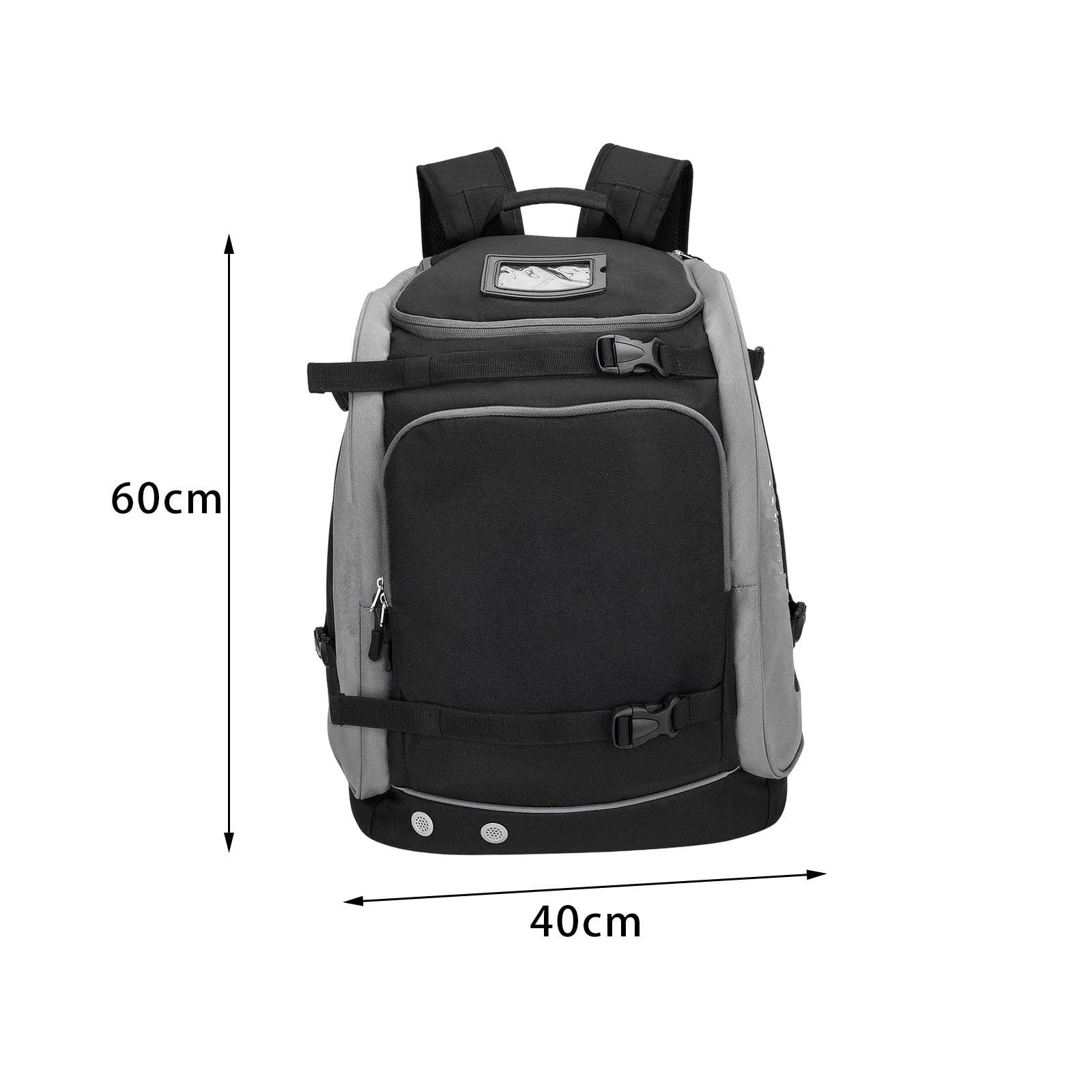 Torby na buty narciarskie Torba na buty narciarskie Outdoor Narciarstwo Pojemność Duży plecak Unisex Suche Mokre Separacja Wodoodporne Przechowywanie Kaski Buty plecak narciarski