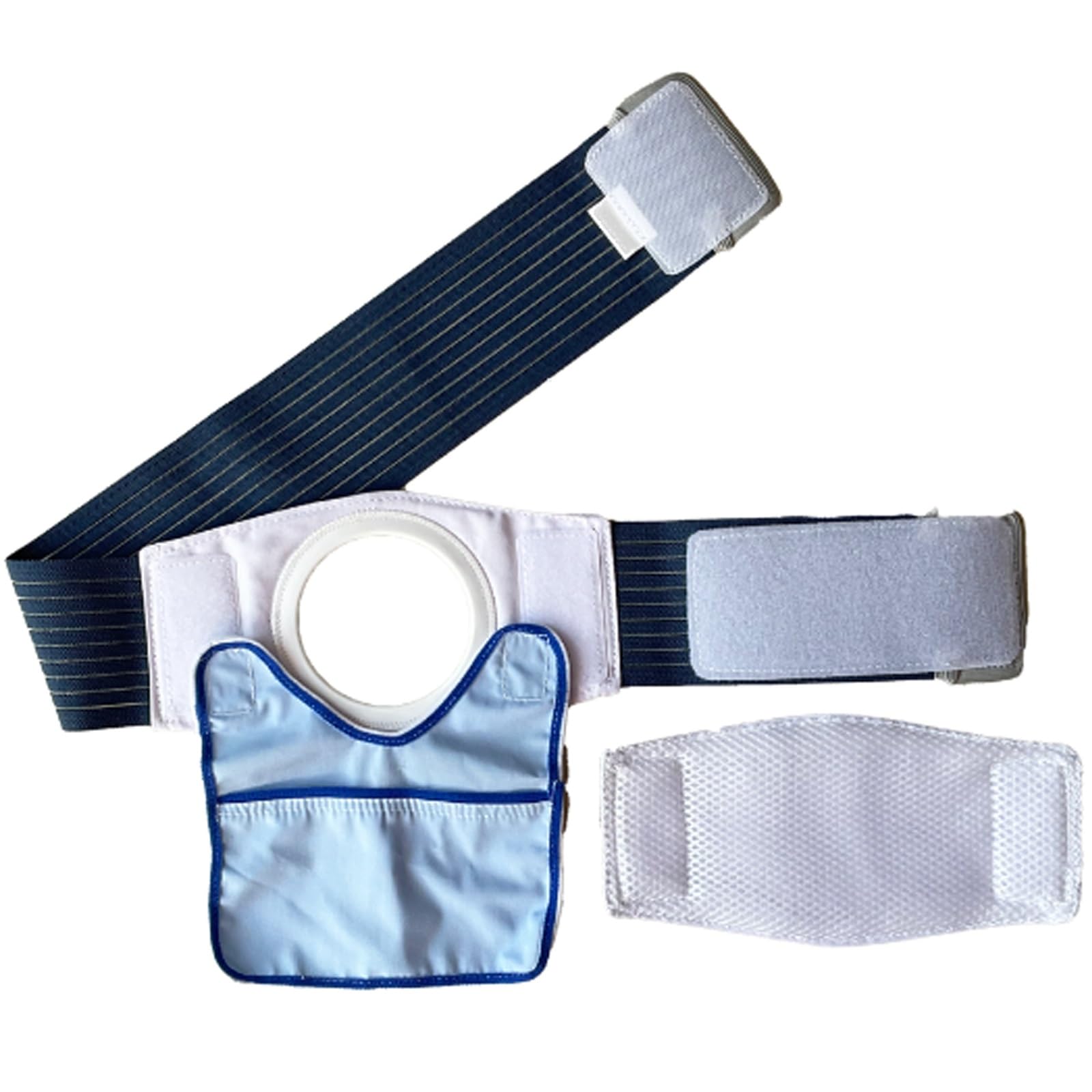 Fascia per Stomia Regolabili, Cintura di Supporto per Stomia per Colostomia e Ileostomia, Cintura Stoma per la Cura Post-Operatoria, Adatta a Uomini e Donne(Small)