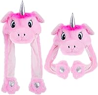 Vista 32 de Sombrero de animal para disfrazarse, fiesta de cosplay, Navidad, vacaciones, lindo gorro con solapa para niños y adultos