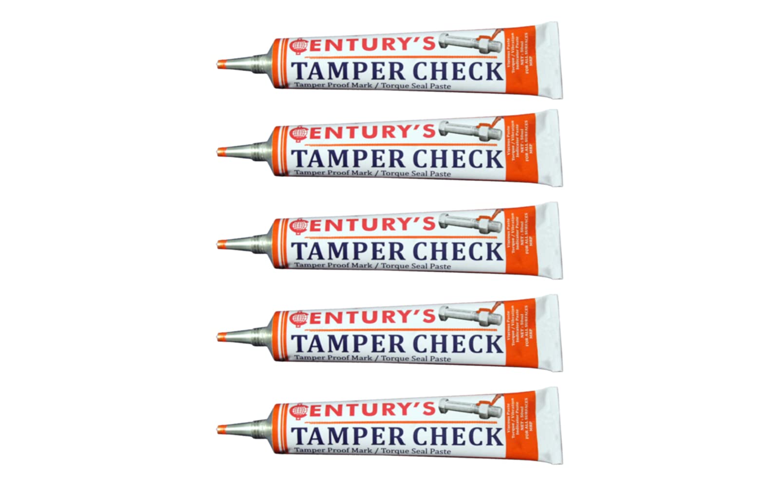 Century's Tamper Check Paste (In Pack of 5) (Orange)-image-19