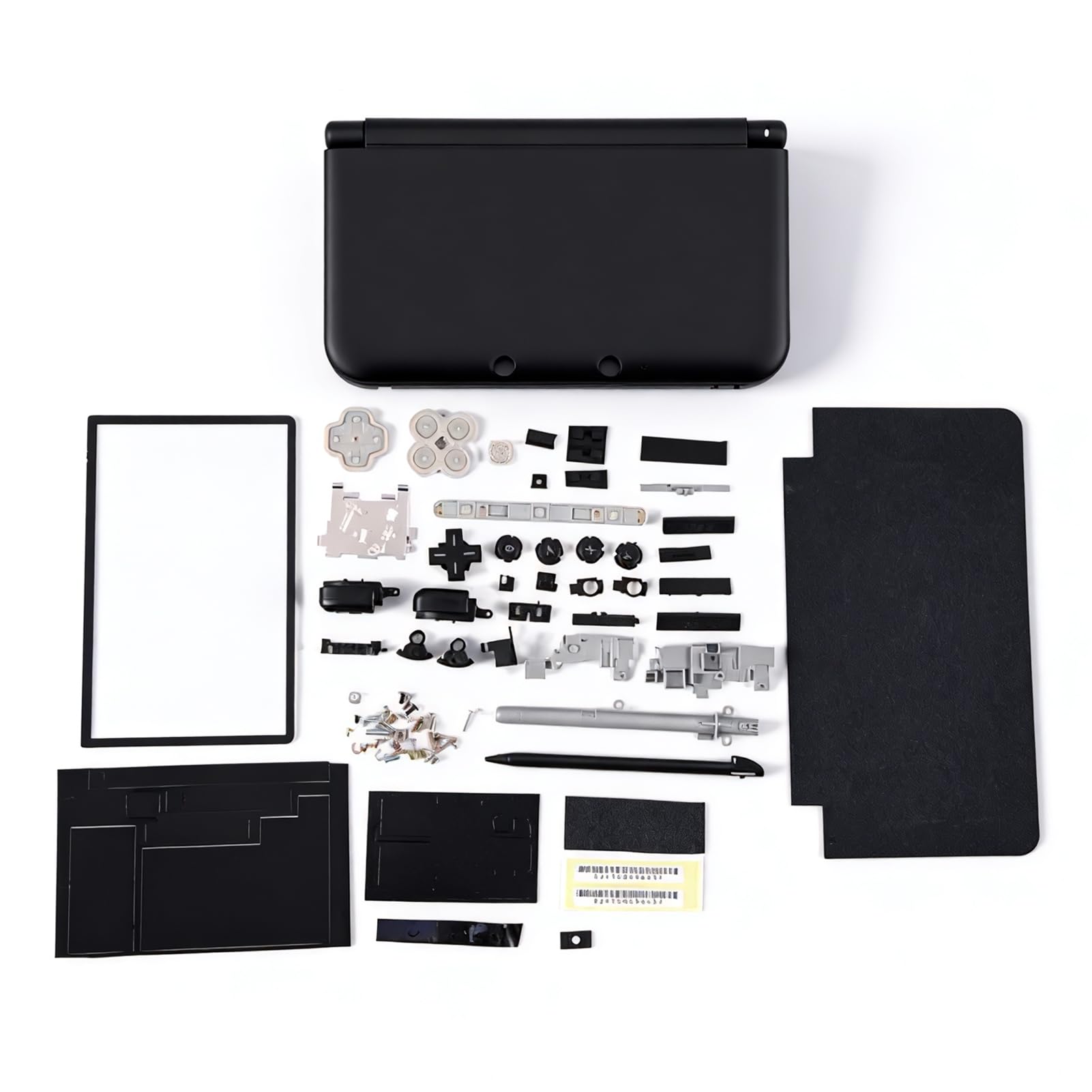 PC Case Full Housing Case Cover Shell Avec Boutons Pièce De Rechange Coque De Protection Pour 3DS XL Game 4 Couleurs(Noir)
