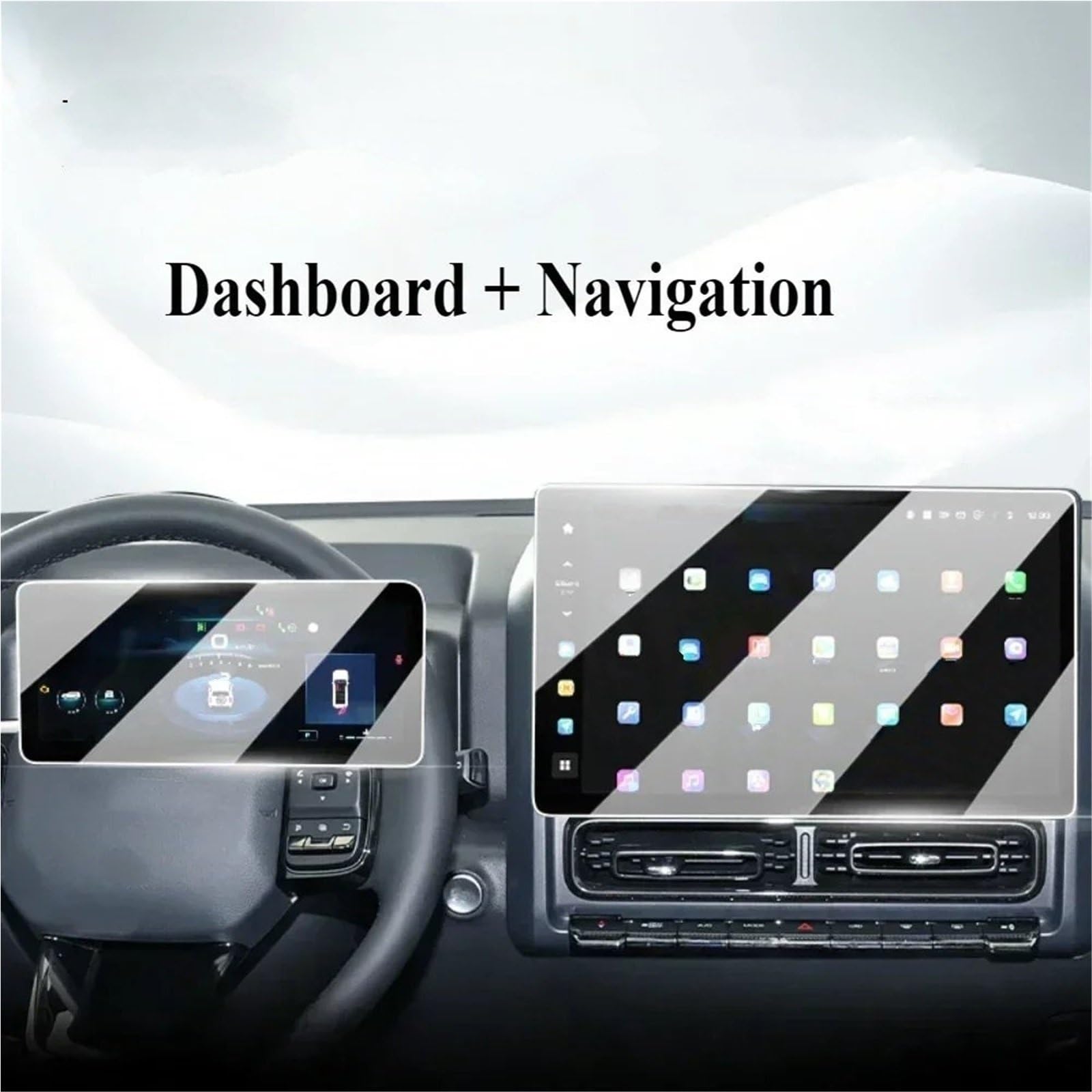 Proteggi Schermo Per Haval H9 2025 2024 Pellicola Protettiva In Vetro Temperato Per Console Centrale Interna, Schermo LCD Di Navigazione, Pellicola Antigraffio Pellicola Protettiva(B)