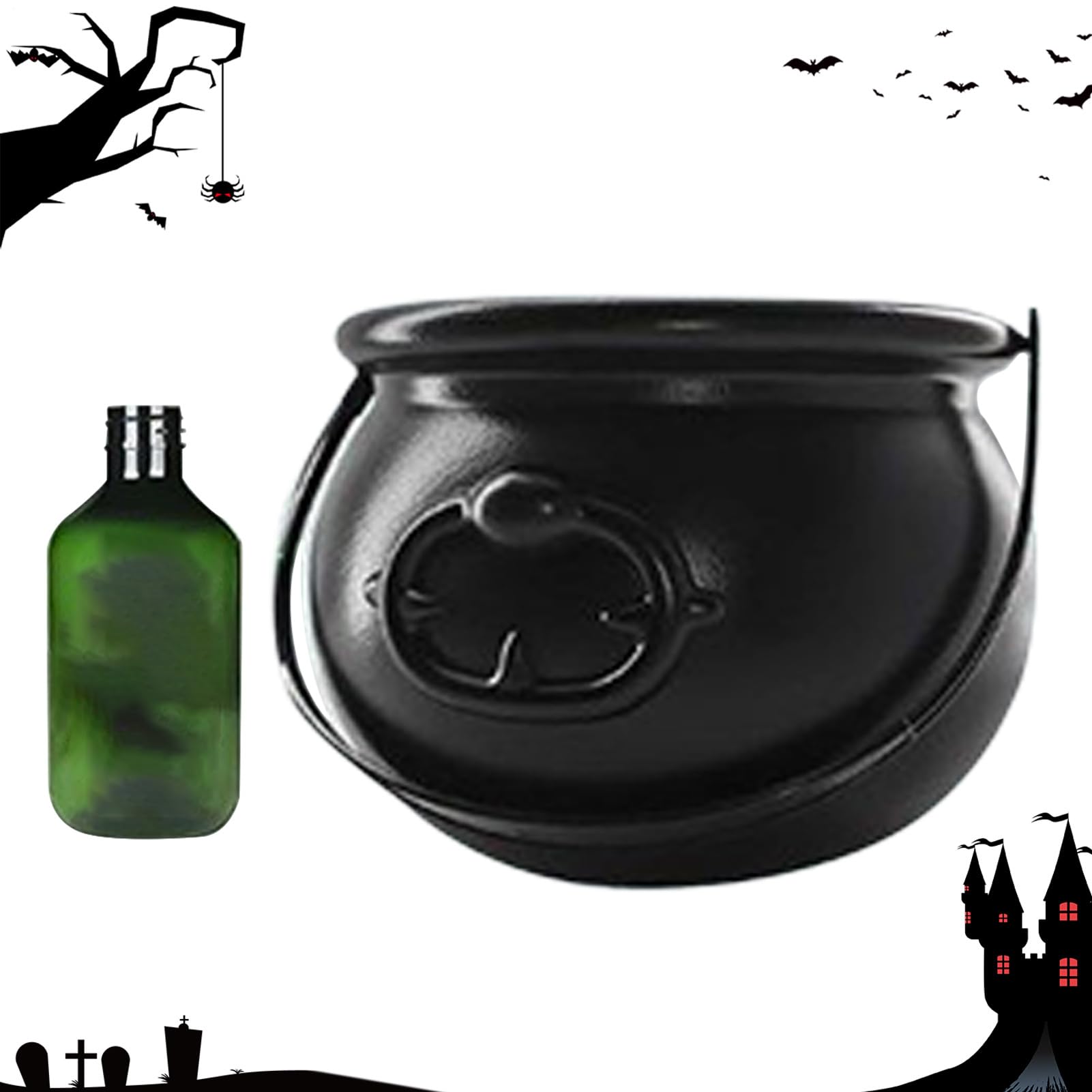 Kociołek Czarownic Dekoracje Kuchenne Na Halloween | Świąteczne Dekoracje Dom Biuro Festiwal Pokój Wewnątrz Na Zewnątrz
