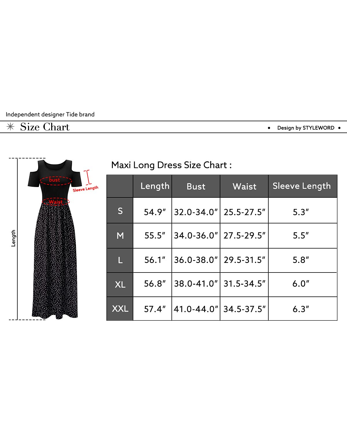 STYLEWORD Mujer Verano Hombro Frío Manga Larga/Corta Maxi Vestido Estampado Floral Elegante Maxi Vestido con Bolsillos