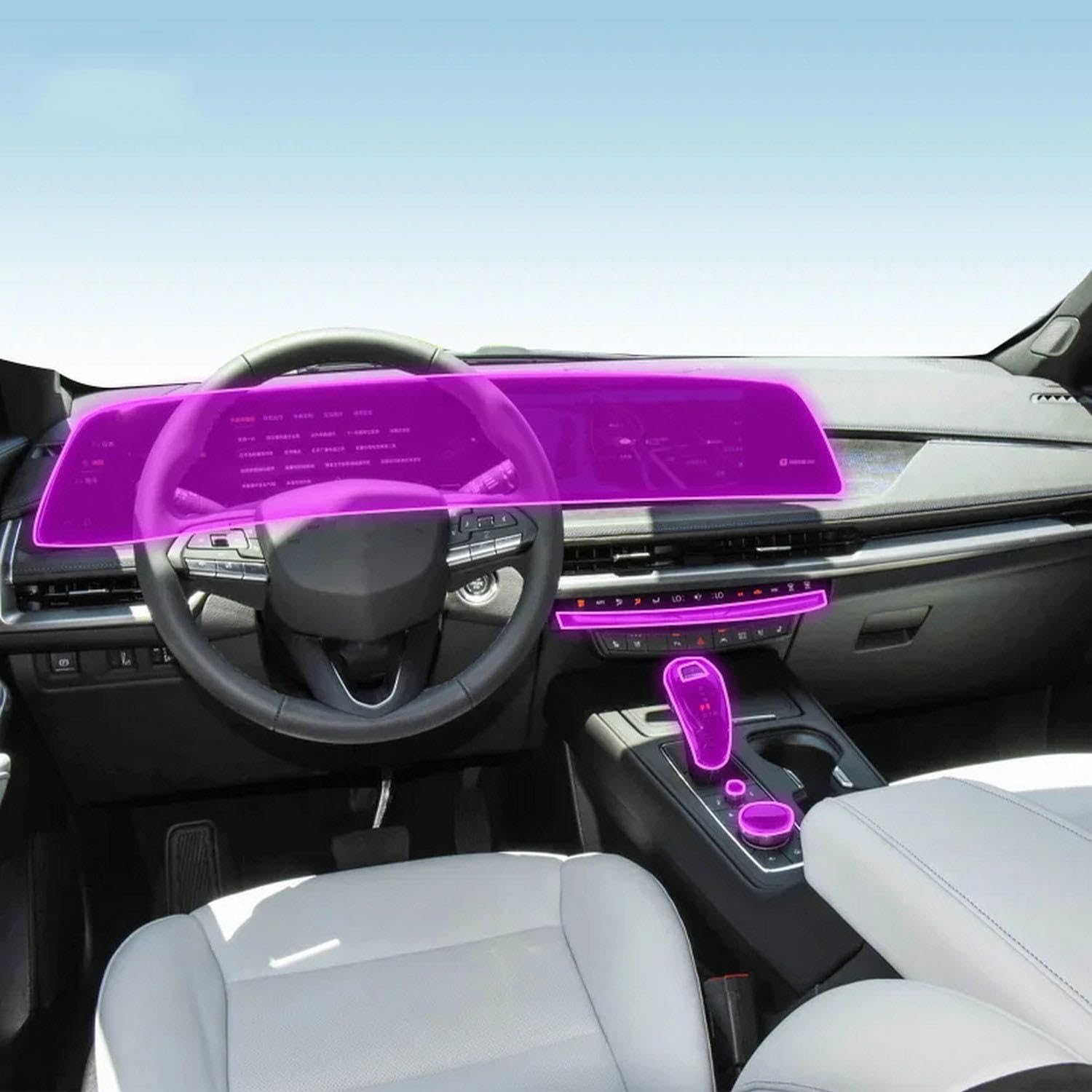 Film protection écran GPS pour éliminer les rayures de console Cadillac