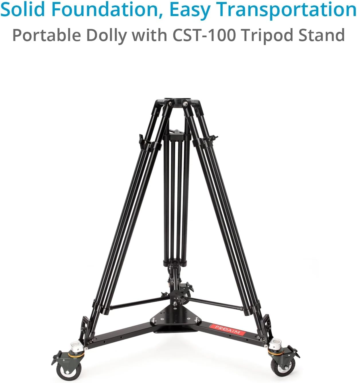 PROAIM 7' Wave-2 Video Jib Crane with Stand & Floor Dolly, Payload 25kg/55lb (P-WV-2SD)