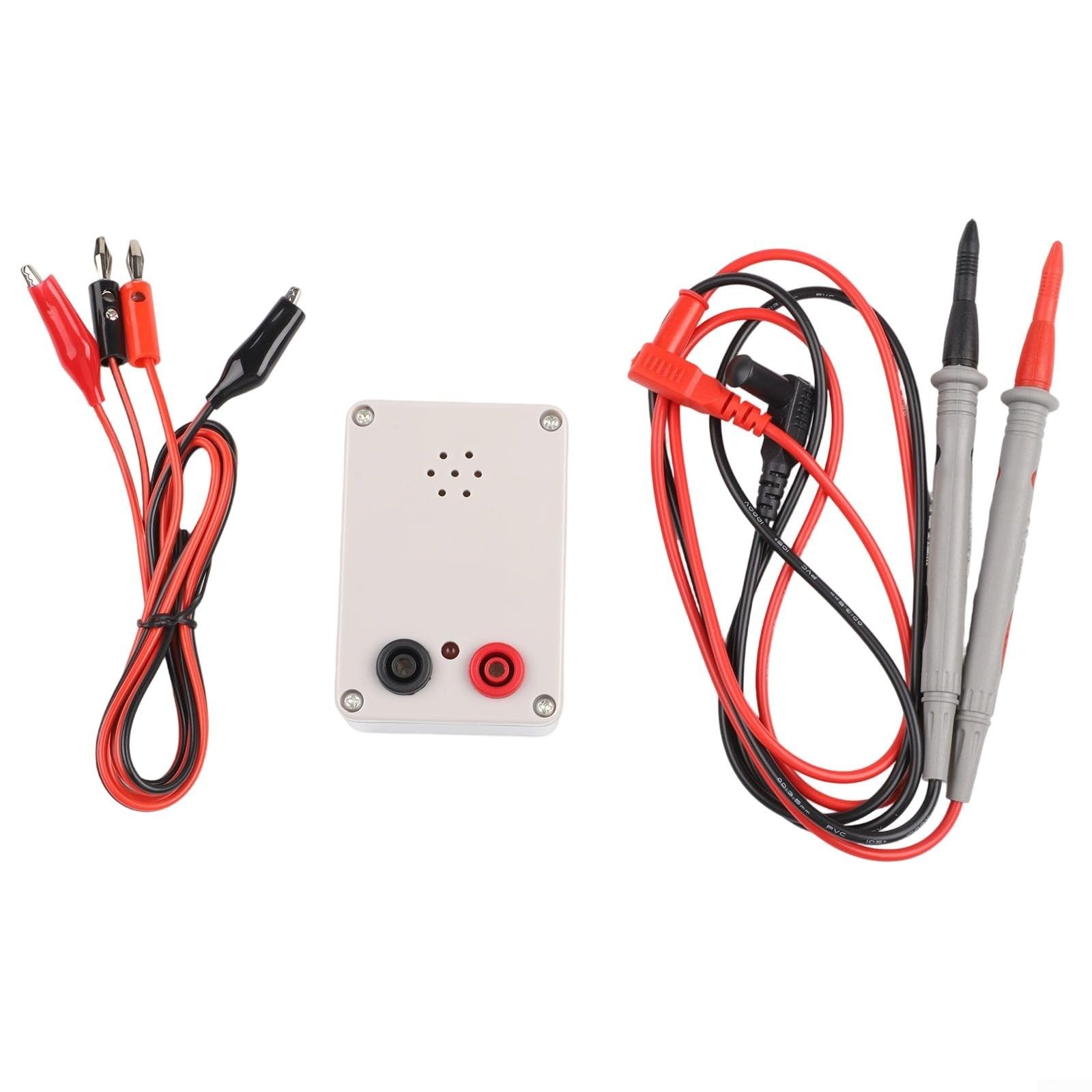BEAZOOM 9V Buzzer Continuity Tester, ABS Electronic Circuit Wire Cable Fault Detector With Audio Visual Alarm, 93X55x30mm(D)